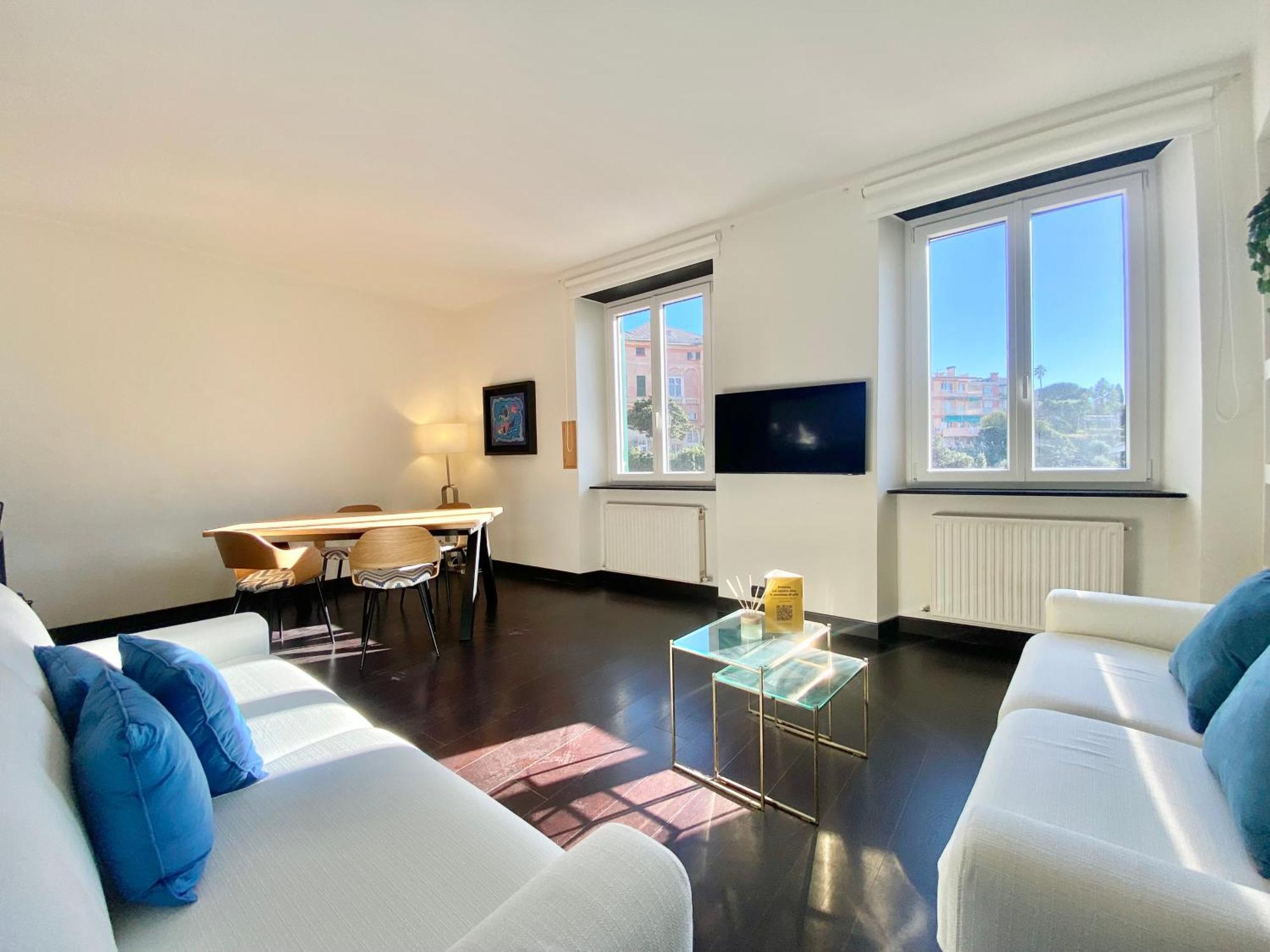 شقة Casaviva - Modern Lively Trilo In Genova Nervi المظهر الخارجي الصورة