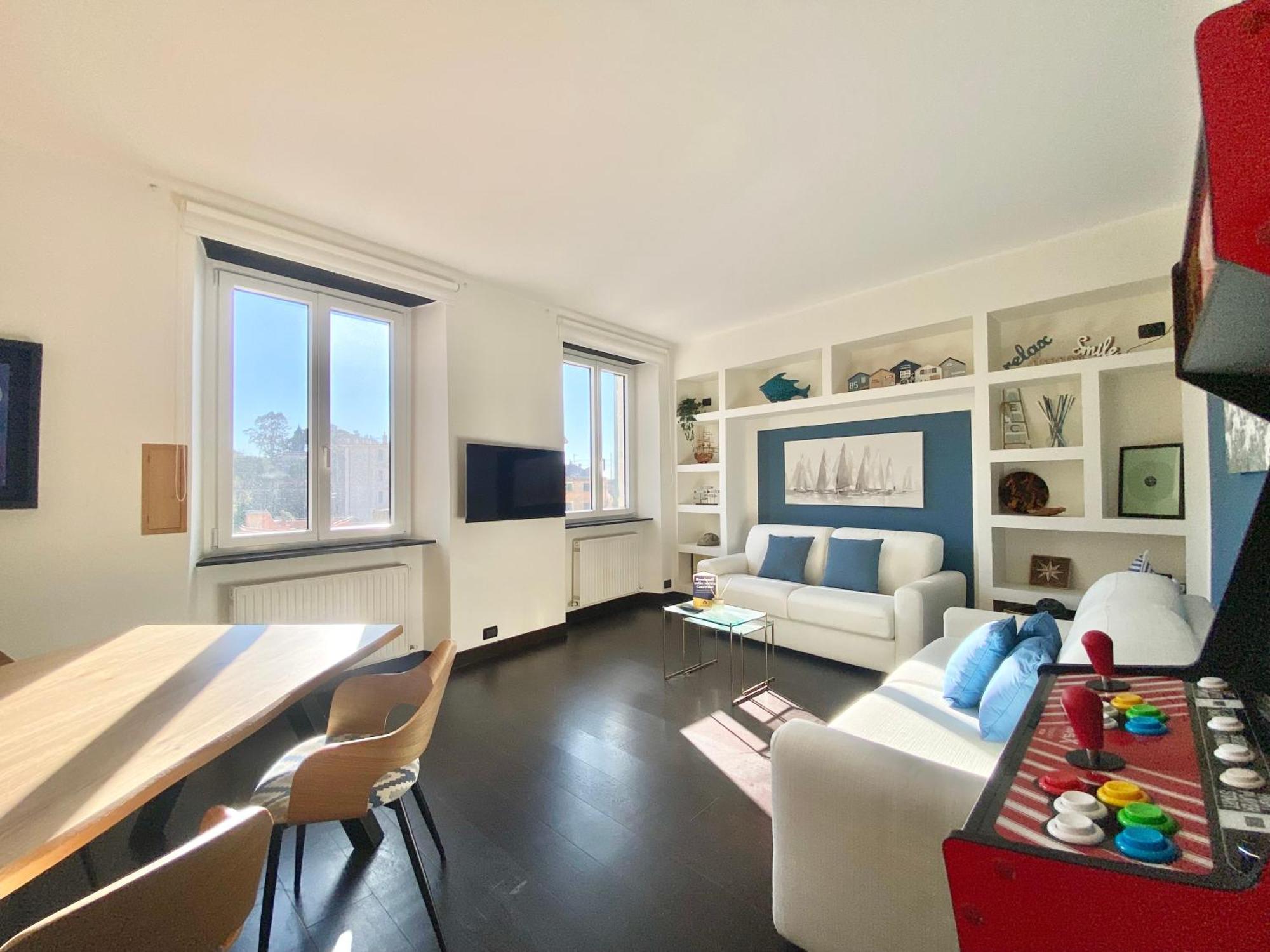 شقة Casaviva - Modern Lively Trilo In Genova Nervi المظهر الخارجي الصورة